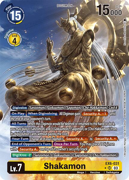 Shakamon [EX6-031] (Alternate Art) [Infernal Ascension] | Anubis Games and Hobby