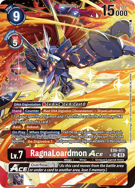 RagnaLoardmon ACE [EX6-011] (Alternate Art) [Infernal Ascension] | Anubis Games and Hobby