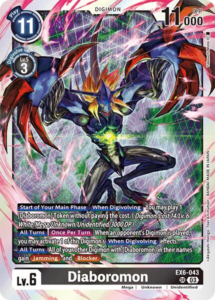 Diaboromon [EX6-043] [Infernal Ascension] | Anubis Games and Hobby