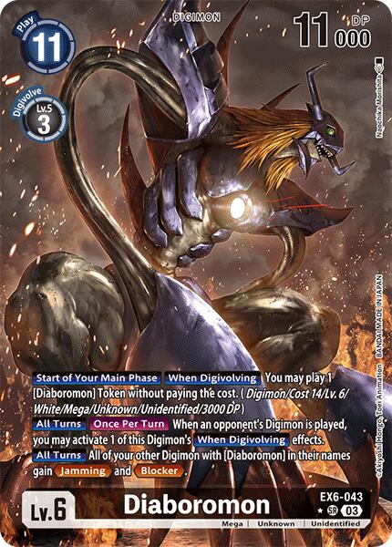 Diaboromon [EX6-043] (Alternate Art) [Infernal Ascension] | Anubis Games and Hobby