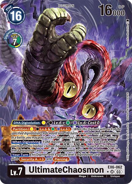 UltimateChaosmon [EX6-062] (Alternate Art) [Infernal Ascension] | Anubis Games and Hobby