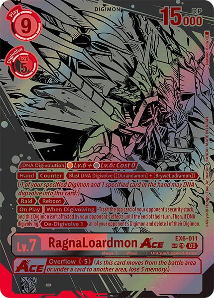 RagnaLoardmon ACE [EX6-011] (Textured) [Infernal Ascension] | Anubis Games and Hobby