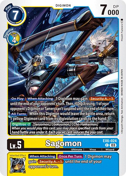 Sagomon [EX6-024] [Infernal Ascension] | Anubis Games and Hobby