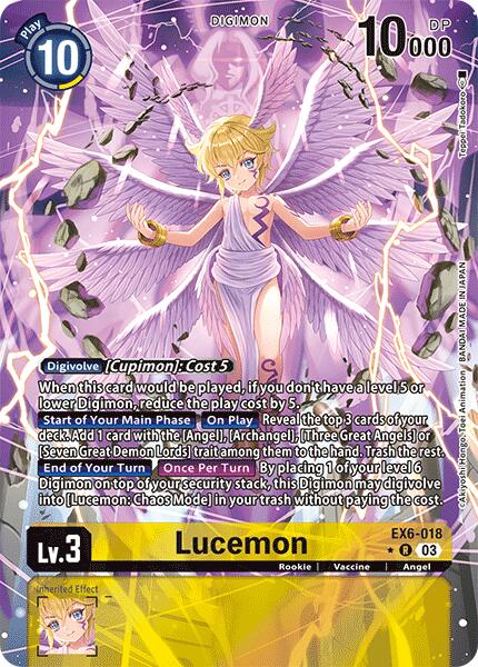 Lucemon [EX6-018] (Alternate Art) [Infernal Ascension] | Anubis Games and Hobby