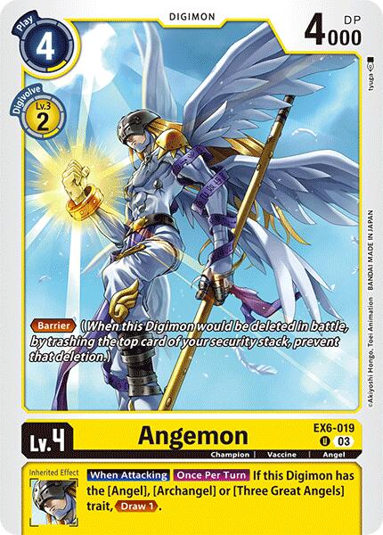 Angemon [EX6-019] [Infernal Ascension] | Anubis Games and Hobby