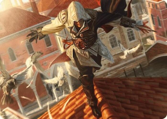 Ezio, Blade of Vengeance Art Card [Assassin's Creed Art Series] | Anubis Games and Hobby