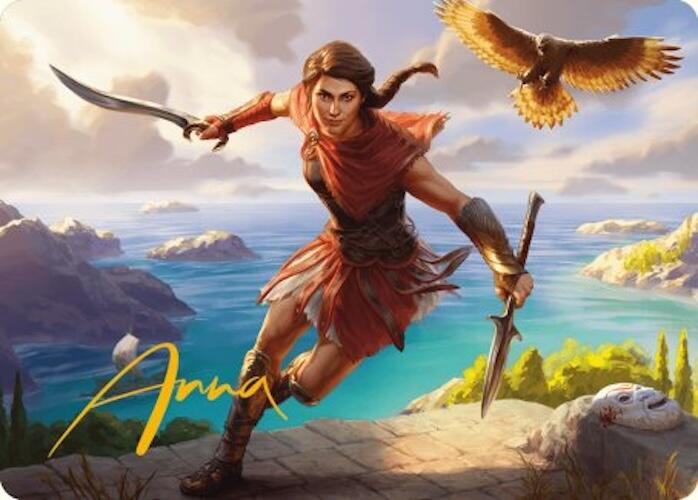 Kassandra, Eagle Bearer Art Card (Gold-Stamped Signature) [Assassin's Creed Art Series] | Anubis Games and Hobby