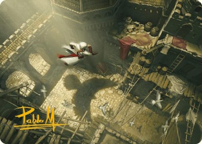 Rooftop Bypass Art Card (Gold-Stamped Signature) [Assassin's Creed Art Series] | Anubis Games and Hobby