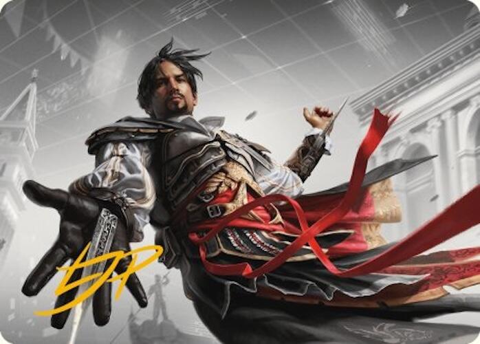 Ezio Auditore da Firenze Art Card (Gold-Stamped Signature) [Assassin's Creed Art Series] | Anubis Games and Hobby