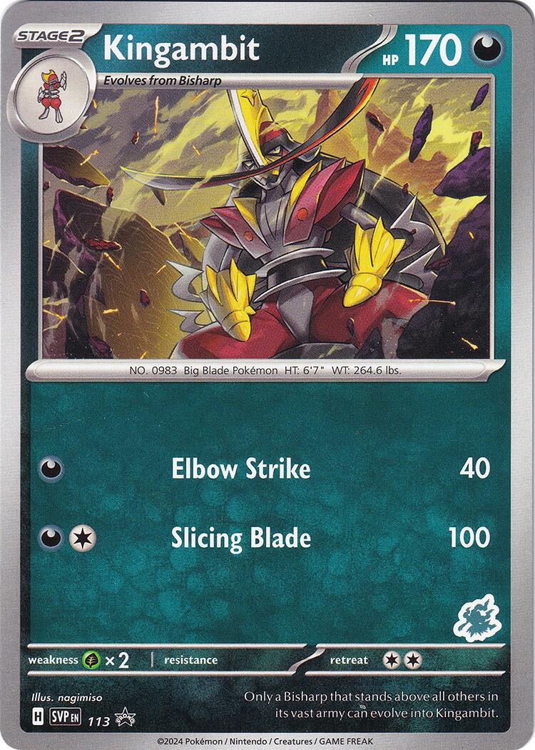 Kingambit (113) (Darkrai Deck) [Battle Academy 2024] | Anubis Games and Hobby