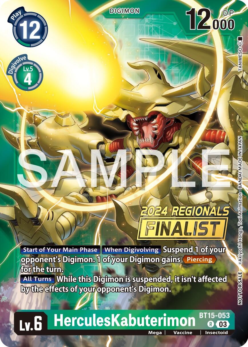 HerculesKabuterimon [BT15-053] (2024 Regionals Finalist) [Exceed Apocalypse] | Anubis Games and Hobby