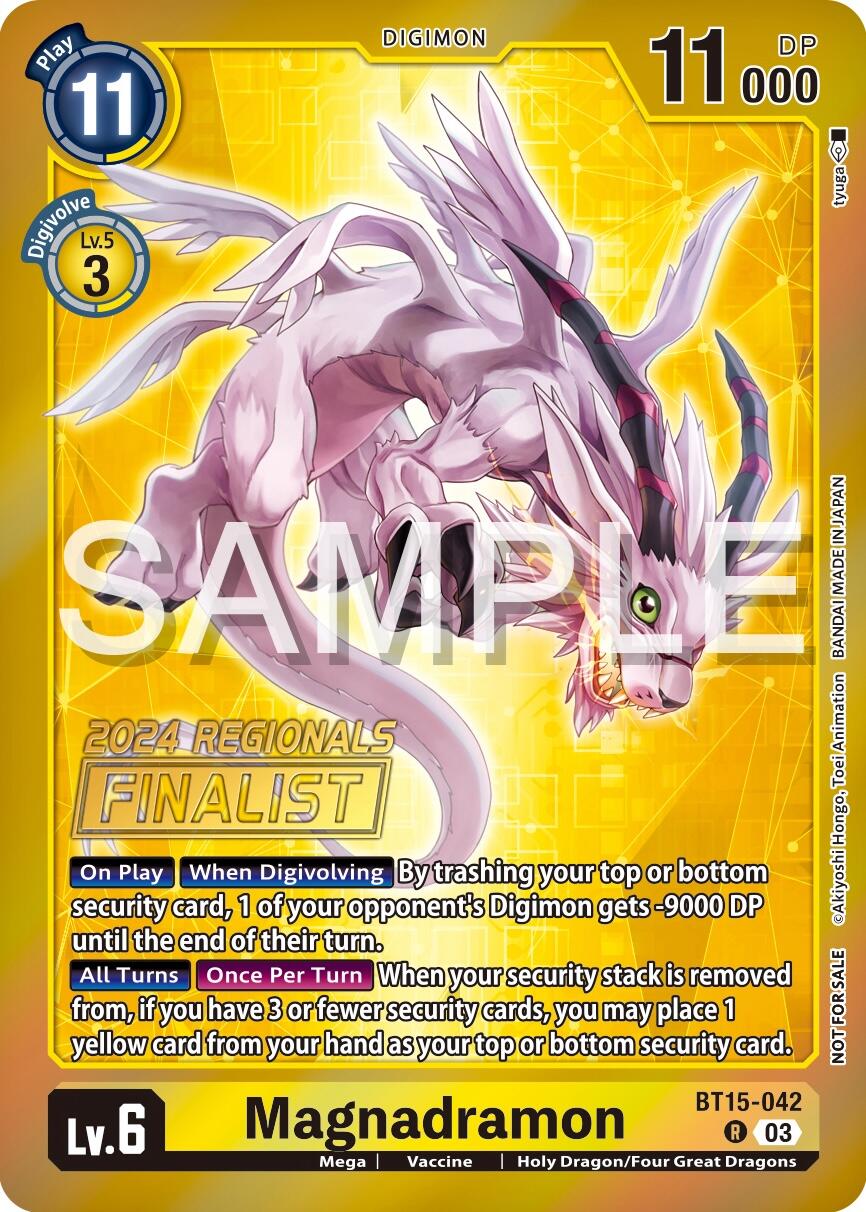 Magnadramon [BT15-042] (2024 Regionals Finalist) [Exceed Apocalypse] | Anubis Games and Hobby