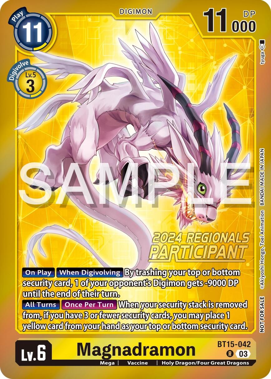 Magnadramon [BT15-042] (2024 Regionals Participant) [Exceed Apocalypse] | Anubis Games and Hobby