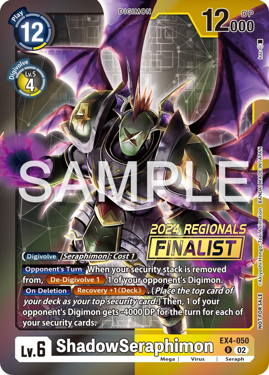 ShadowSeraphimon [EX4-050] (2024 Regionals Finalist) [Alternative Being Booster] | Anubis Games and Hobby