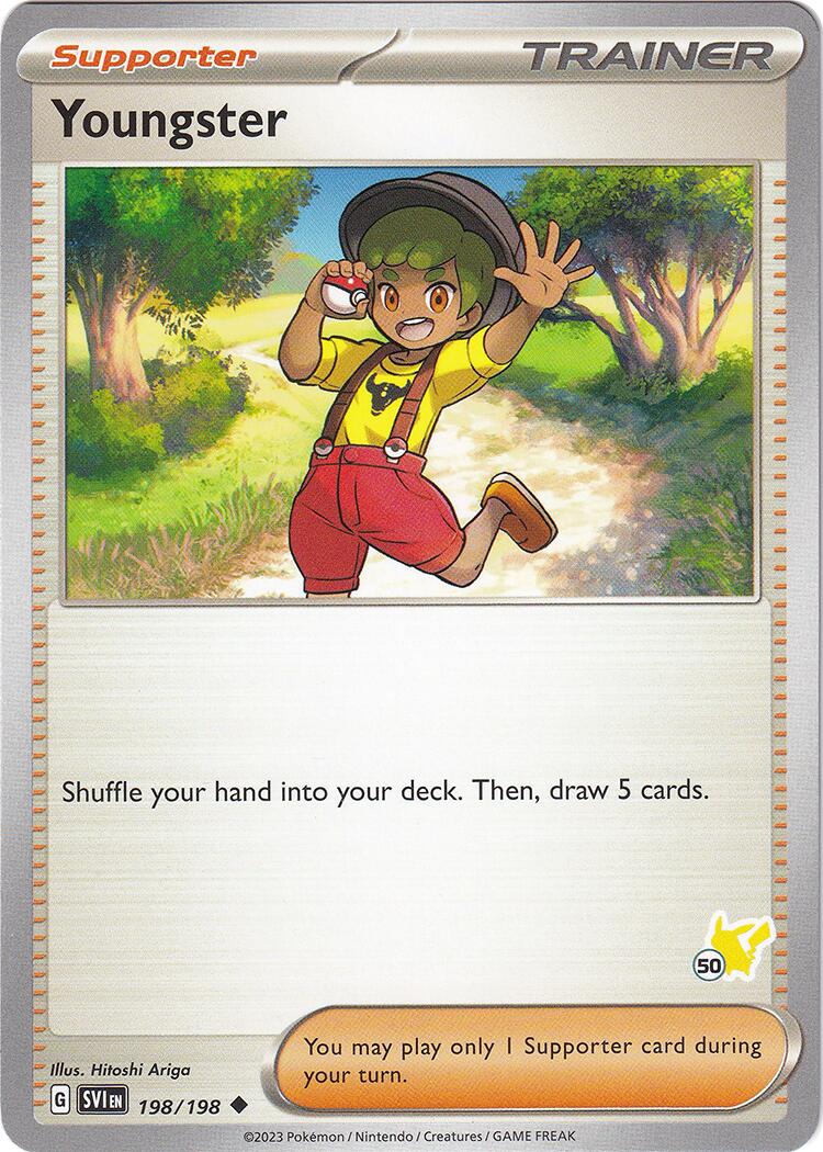 Youngster (198/198) (Pikachu Stamp #50) [Battle Academy 2024] | Anubis Games and Hobby
