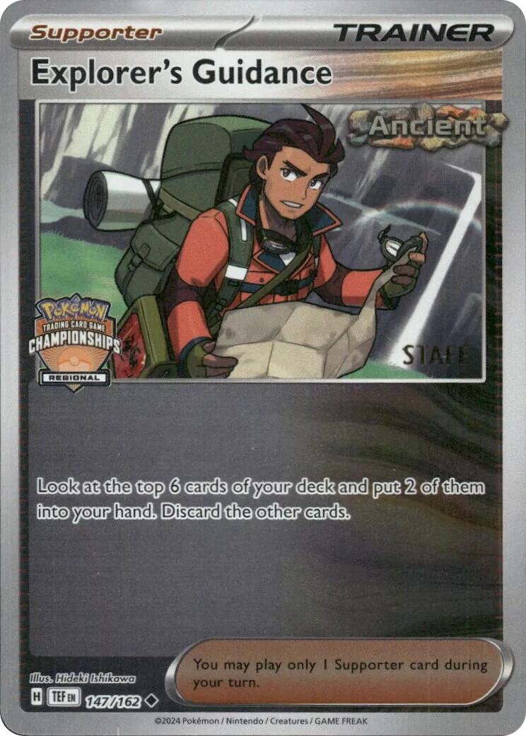 Explorer's Guidance (147/162) (2023 Regional Championships Staff) [League & Championship Cards] | Anubis Games and Hobby