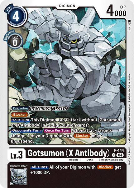Gotsumon (X Antibody) [P-144] (Store Tournament 2024 Jul. – Sep. Participation Pack) [Promotional Cards] | Anubis Games and Hobby