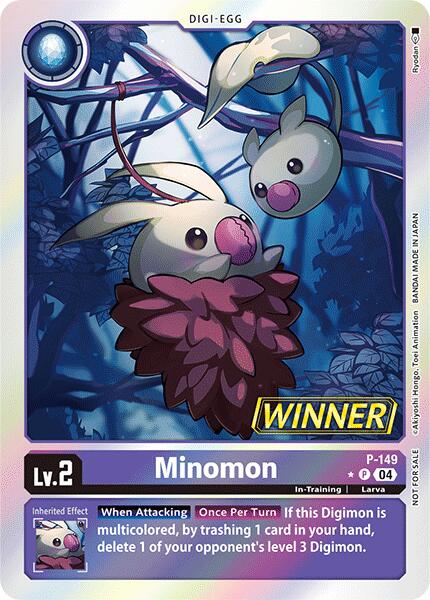 Minomon [P-149] (Store Tournament 2024 Jul. – Sep. Winner Pack) [Promotional Cards] | Anubis Games and Hobby