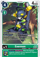 Exermon [P-150] (Store Tournament 2024 Jul. – Sep. Participation Pack) [Promotional Cards] | Anubis Games and Hobby