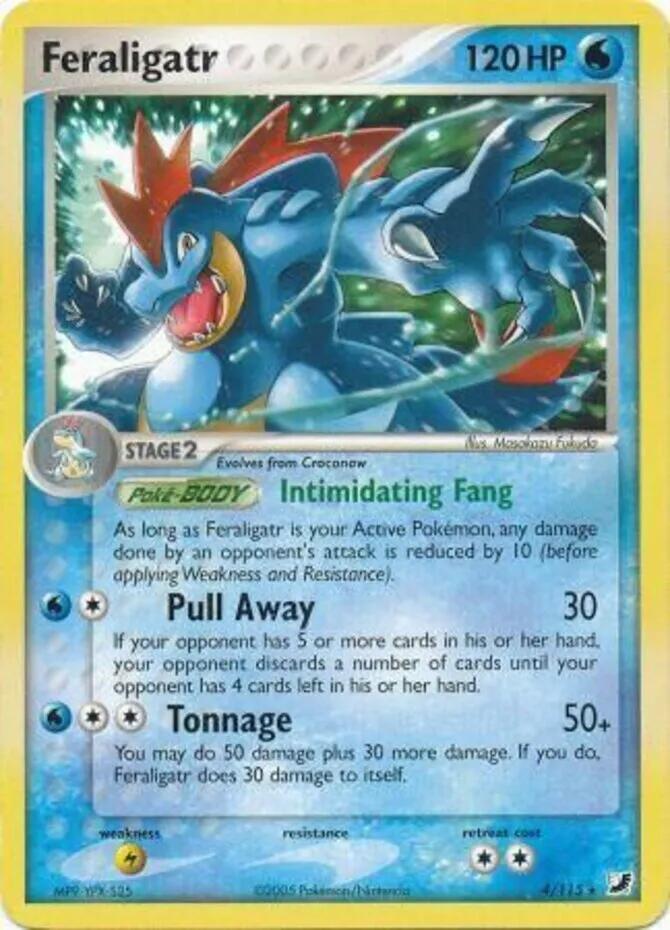 Feraligatr (4/115) (Theme Deck Exclusives) [EX: Unseen Forces] | Anubis Games and Hobby