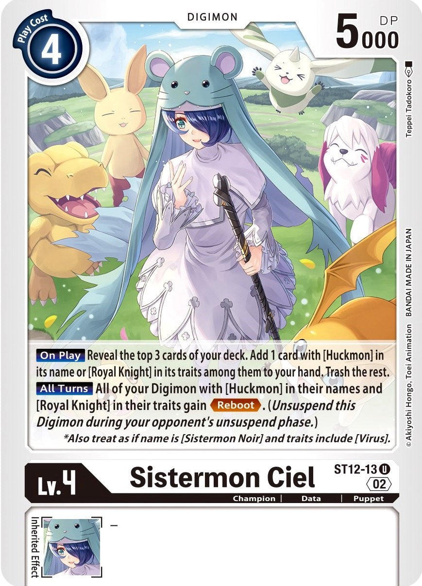 Sistermon Ciel [ST12-13] [Starter Deck: Jesmon] | Anubis Games and Hobby