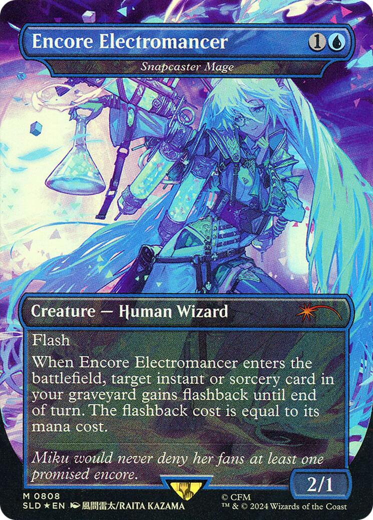 Encore Electromancer - Snapcaster Mage (Rainbow Foil) [Secret Lair Drop Series] | Anubis Games and Hobby