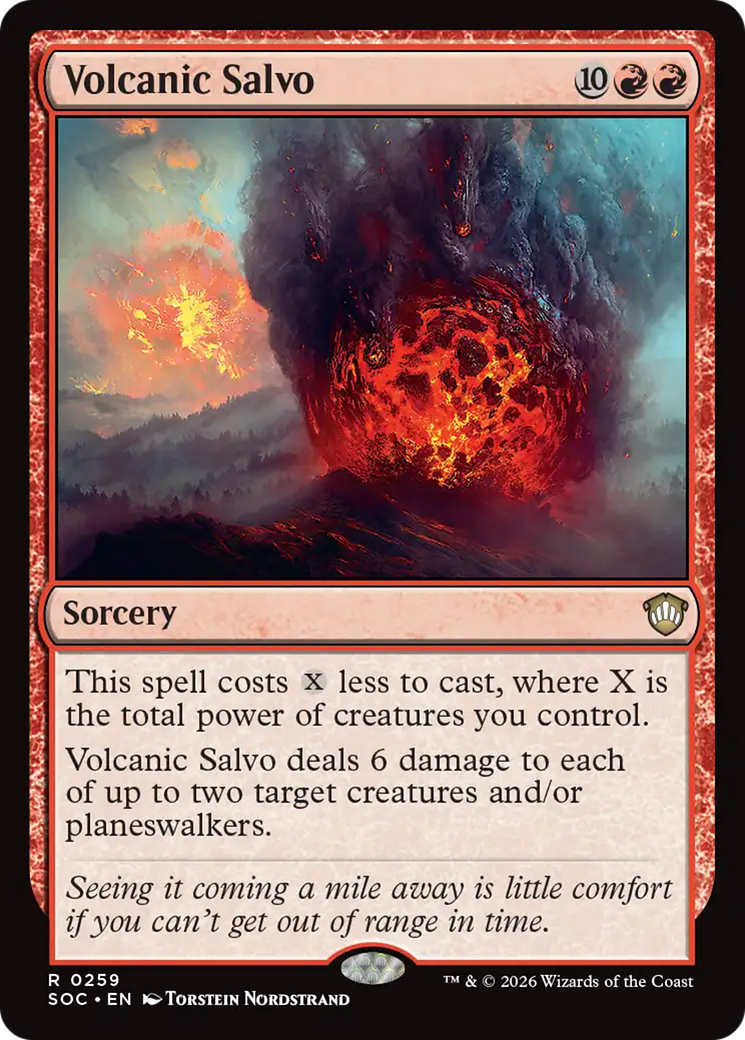 Volcanic Salvo [Secrets of Strixhaven Commander] | Anubis Games and Hobby