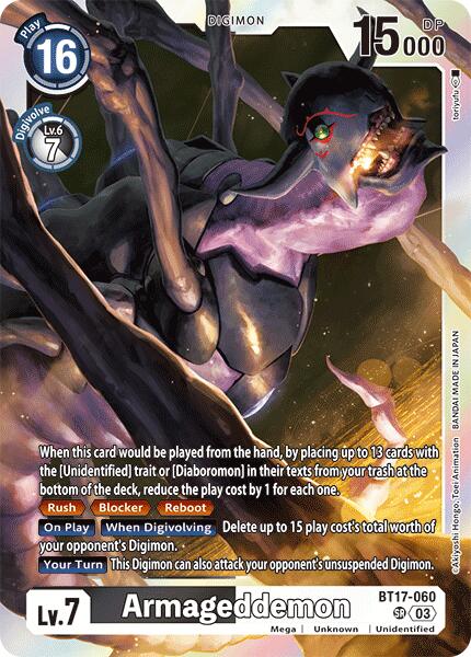 Armageddemon [BT17-060] [Secret Crisis] | Anubis Games and Hobby