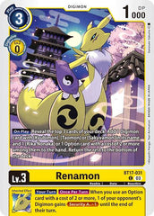 Renamon [BT17-031] [Secret Crisis] | Anubis Games and Hobby