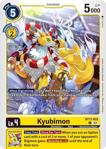 Kyubimon [BT17-032] [Secret Crisis] | Anubis Games and Hobby