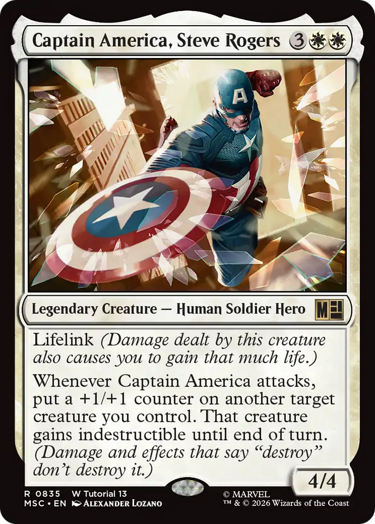 Captain America, Steve Rogers [Marvel Super Heroes Commander] | Anubis Games and Hobby