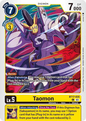 Taomon [BT17-035] [Secret Crisis] | Anubis Games and Hobby