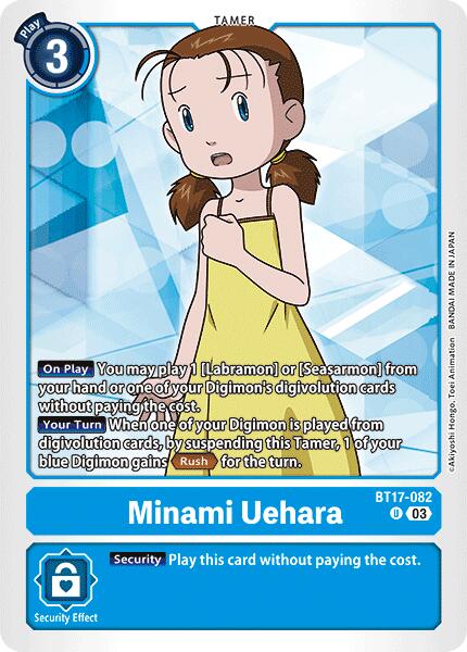 Minami Uehara [BT17-082] [Secret Crisis] | Anubis Games and Hobby