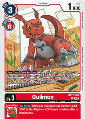 Guilmon [BT17-008] [Secret Crisis] | Anubis Games and Hobby