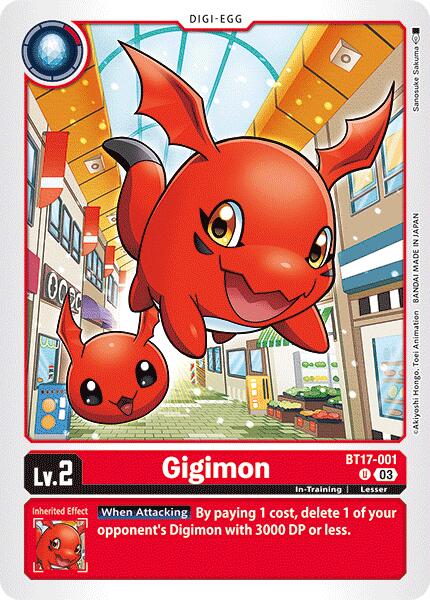 Gigimon [BT17-001] [Secret Crisis] | Anubis Games and Hobby