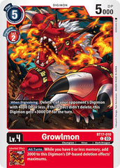 Growlmon [BT17-010] [Secret Crisis] | Anubis Games and Hobby