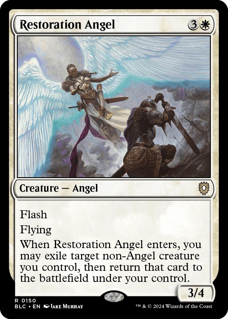 Restoration Angel [Bloomburrow Commander] | Anubis Games and Hobby