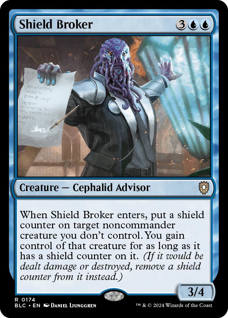 Shield Broker [Bloomburrow Commander] | Anubis Games and Hobby