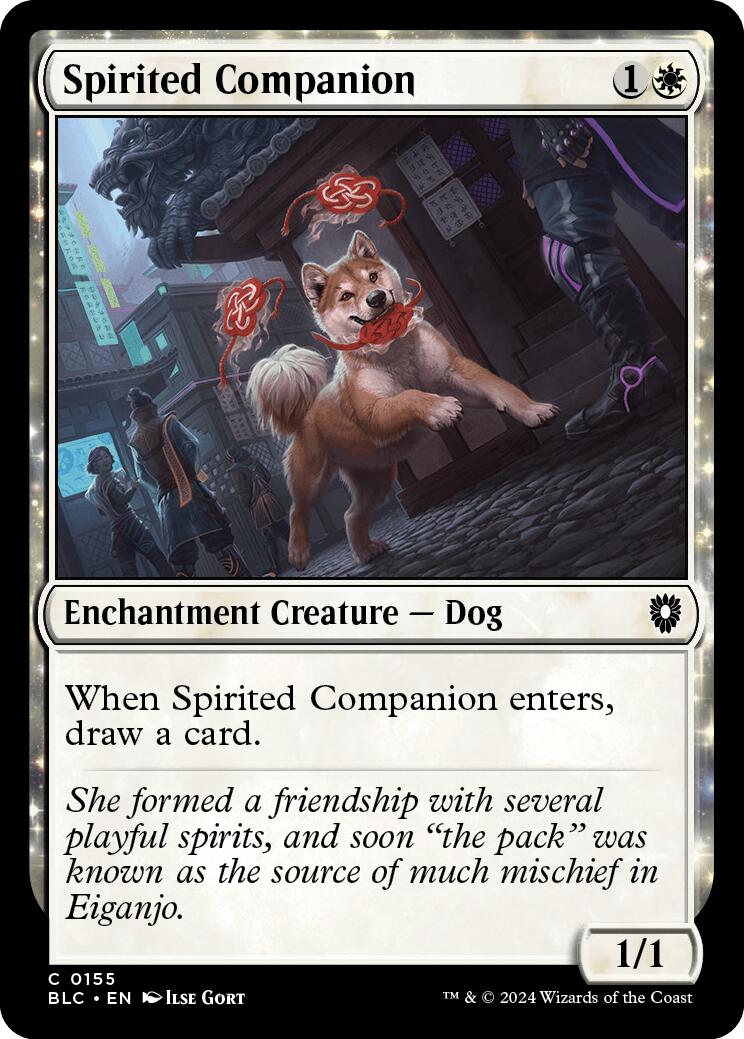 Spirited Companion [Bloomburrow Commander] | Anubis Games and Hobby