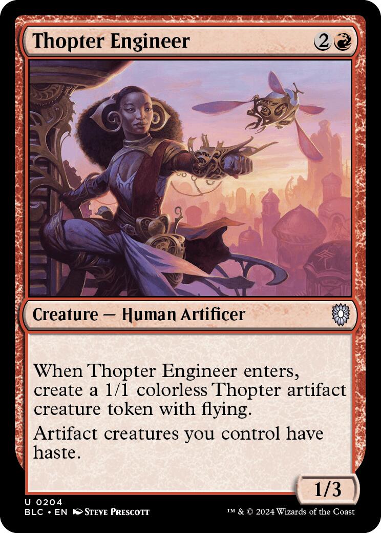 Thopter Engineer [Bloomburrow Commander] | Anubis Games and Hobby