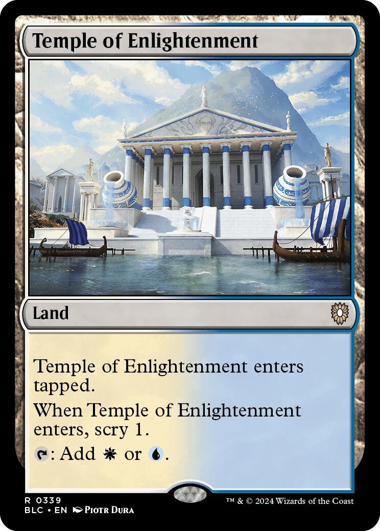 Temple of Enlightenment [Bloomburrow Commander] | Anubis Games and Hobby