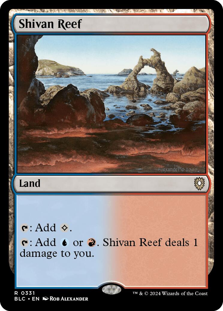 Shivan Reef [Bloomburrow Commander] | Anubis Games and Hobby