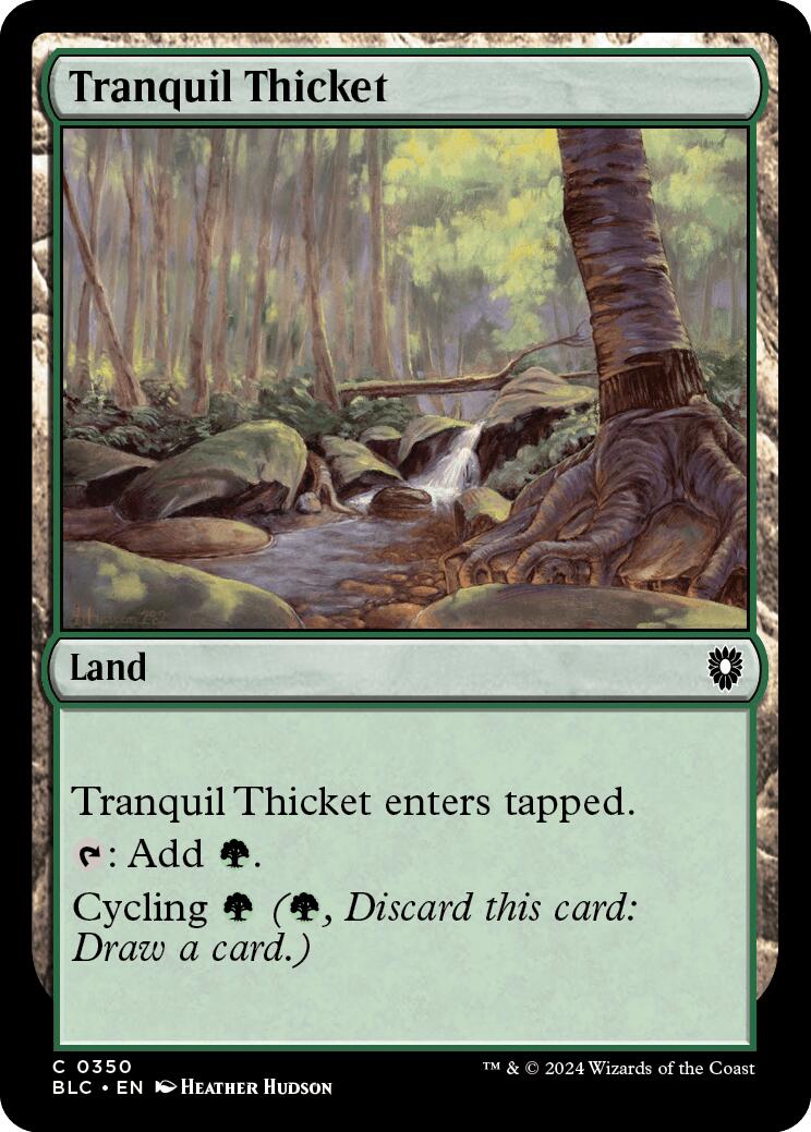 Tranquil Thicket [Bloomburrow Commander] | Anubis Games and Hobby