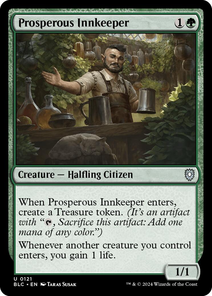 Prosperous Innkeeper [Bloomburrow Commander] | Anubis Games and Hobby