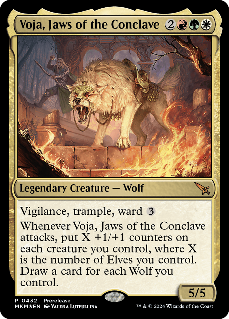 Voja, Jaws of the Conclave [Murders at Karlov Manor Prerelease Promos] | Anubis Games and Hobby