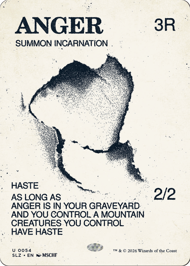 Anger (0054) [Secret Lair x MSCHF: The Zeta Set] | Anubis Games and Hobby