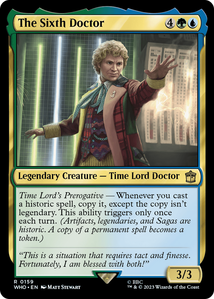 The Sixth Doctor [Doctor Who] | Anubis Games and Hobby