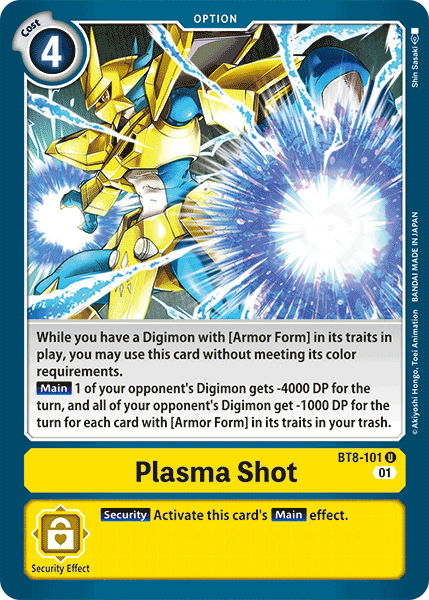 Plasma Shot [BT8-101] [New Awakening] | Anubis Games and Hobby