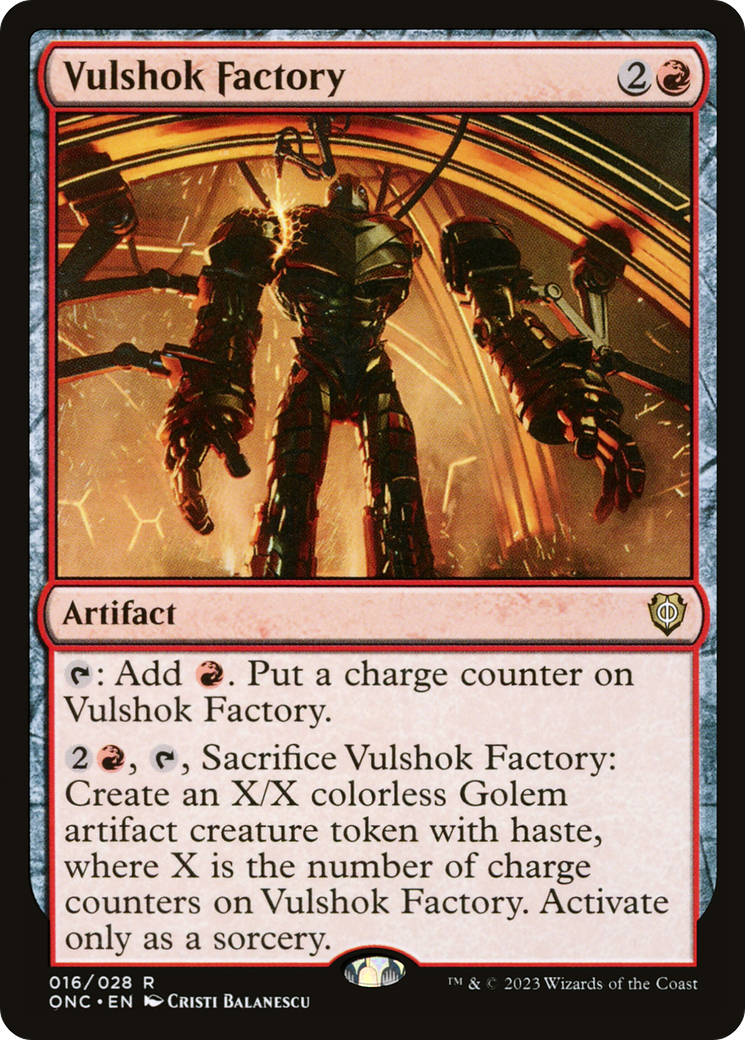 Vulshok Factory [Phyrexia: All Will Be One Commander] | Anubis Games and Hobby