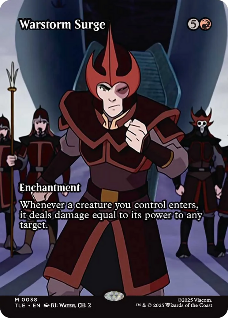 Warstorm Surge (Borderless) [Avatar: The Last Airbender: Eternal-Legal] | Anubis Games and Hobby